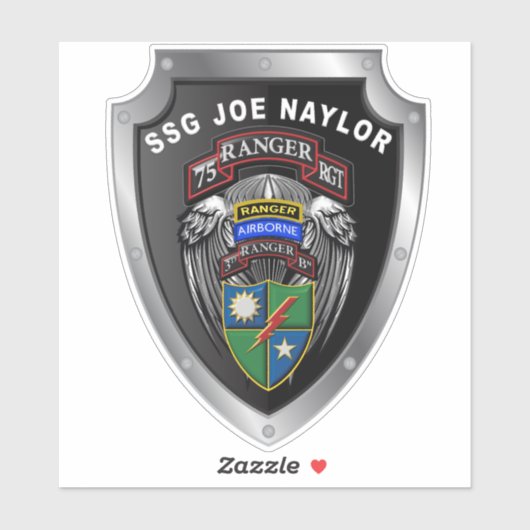 75th Ranger Regiment 3rd Bat "Rangers leiden de we Sticker (Vel)