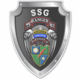 75th Ranger Regiment 3rd Bat "Rangers leiden de we Sticker