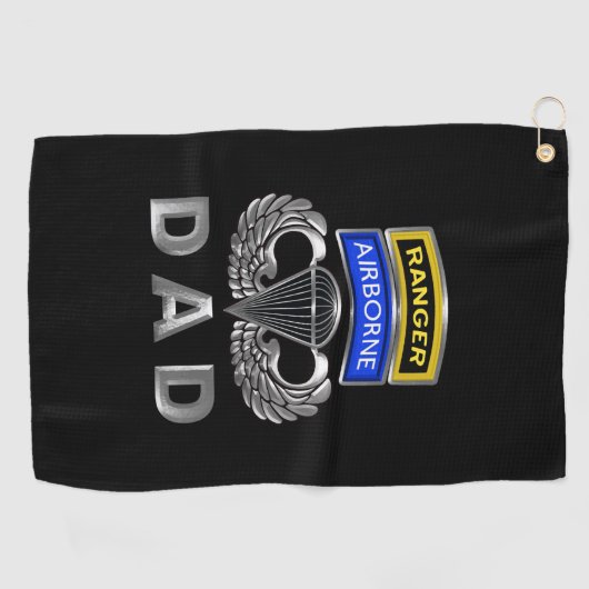 75th Ranger Regiment DAD Golfhanddoek (Horizontaal)
