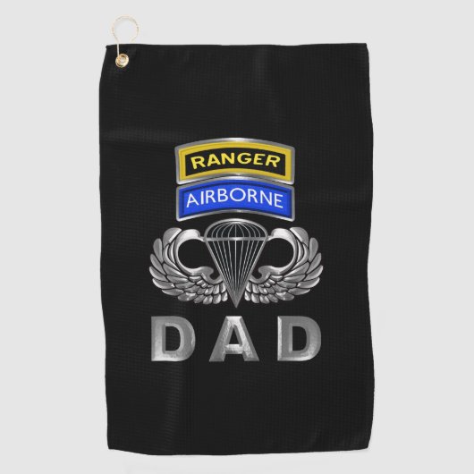 75th Ranger Regiment DAD Golfhanddoek (Voorkant)