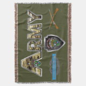75th Ranger Regiment Deken (Voorkant Verticaal)