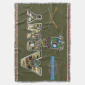75th Ranger Regiment Deken (Voorkant Verticaal)