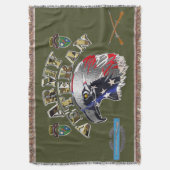 75th Ranger Regiment Deken (Voorkant Verticaal)