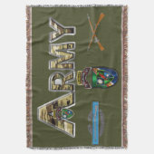75th Ranger Regiment Deken (Voorkant Verticaal)