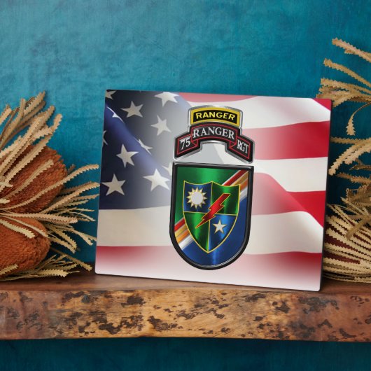 75th Ranger Regiment    Fotoplaat (Zijkant)
