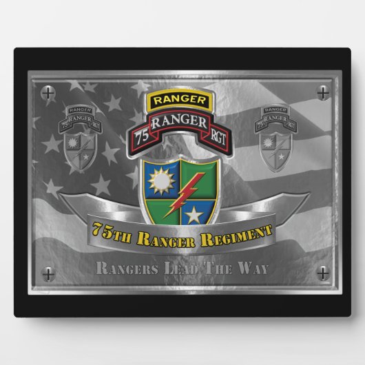 75th Ranger Regiment Fotoplaat (Voorkant)
