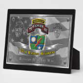 75th Ranger Regiment Fotoplaat (Zijkant)