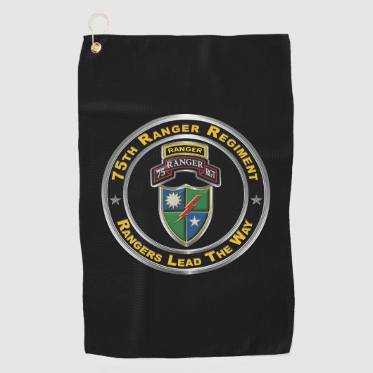 75th Ranger Regiment  Golfhanddoek (Voorkant)