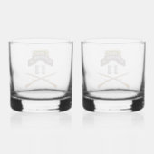 75th Ranger Regiment Kapitein CPT Whisky Glas (Achterkant)