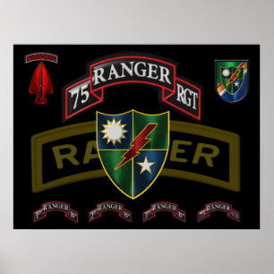 75th Ranger Regiment  Poster