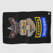75th Ranger Regiment Ranger "Sua Sponte" Golfhanddoek (Horizontaal)