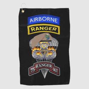 75th Ranger Regiment Ranger “Sua Sponte” Golfhanddoek
