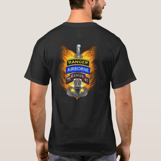 75th Ranger Regiment Ranger  T-shirt (Achterkant)