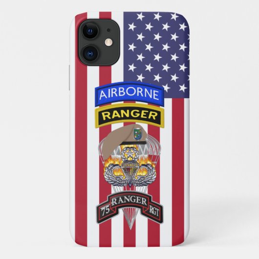 75th Ranger Regiment “Rangers leiden de weg” Case-Mate iPhone Case (Achterkant)