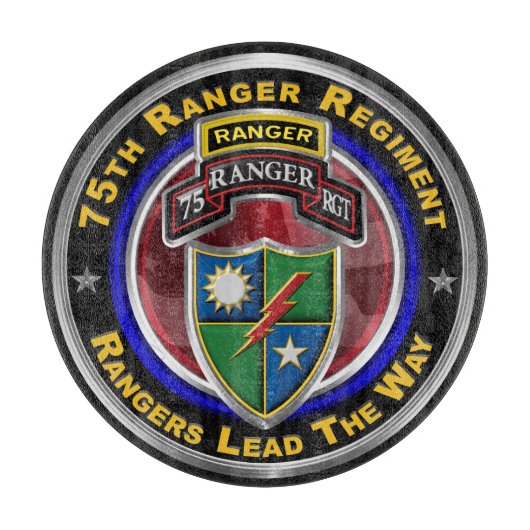 75th Ranger Regiment “Rangers leiden de weg” Snijplank (Voorkant)