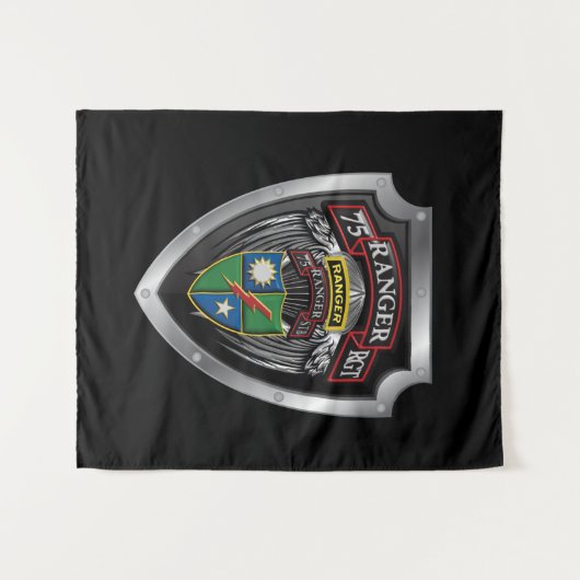 75th Ranger Regiment STB Wandkleed (Voorkant (horizontaal))