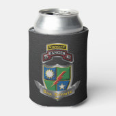 75th Ranger Regiment Sua Sponte Blikjeskoeler (Blikje Voorkant)