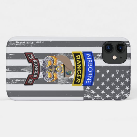 75th Ranger Regiment “Sua Sponte” Case-Mate iPhone Case (Achterkant (horizontaal))
