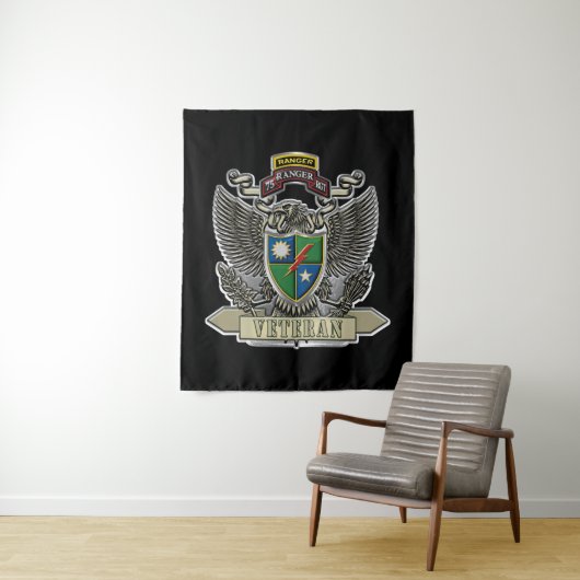 75th Ranger Regiment Tapijt Wandkleed (In situ)