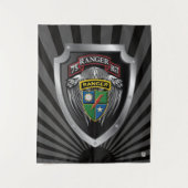 75th Ranger Regiment  Wandkleed (Voorkant)