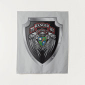 75th Ranger Regiment Wandkleed (Voorkant)