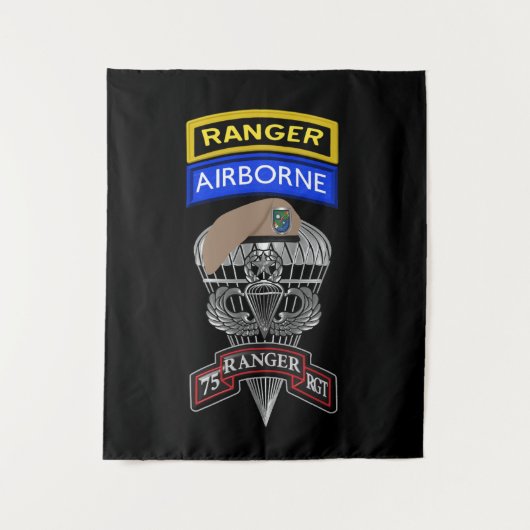 75th Ranger Regiment Wandkleed (Voorkant)