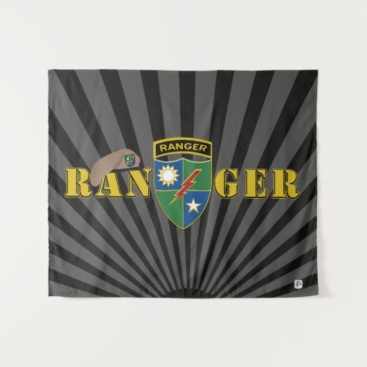 75th Ranger Regiment  Wandkleed (Voorkant (horizontaal))