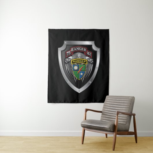 75th Ranger Regiment Wandtapijt Wandkleed (In situ)
