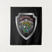 75th Ranger Regiment Wandtapijt Wandkleed (Voorkant)