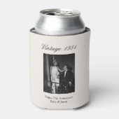 75th Wedding Anniversary Party Favor Custom Photo Blikjeskoeler (Blikje Voorkant)