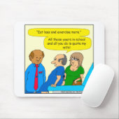 761 dokter citeert mijn vrouw cartoon muismat (Met muis)