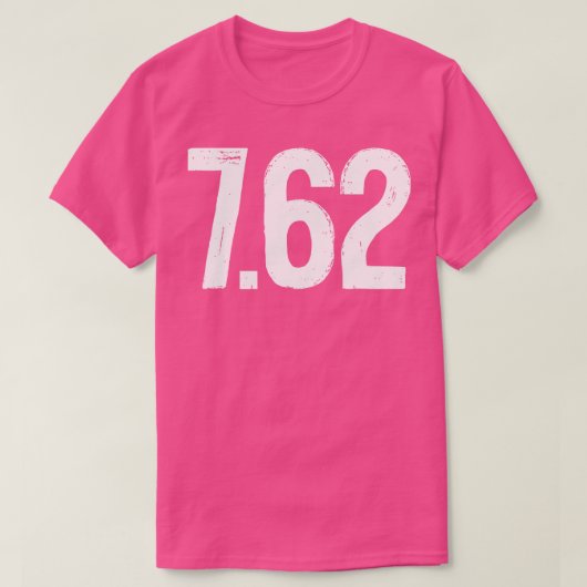 762 mm kaliber 1 t-shirt (Design voorkant)