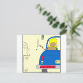 765 Geen GGO-rookdame Briefkaart (Staand voorkant)