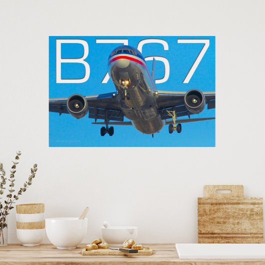 767 LUCHTVAARTMAATSCHAPPIJ POSTER (Keuken)