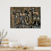 7688 - Trein - Broers voor altijd Poster (Keuken)
