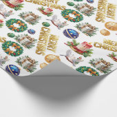 76,2 cm x 1,8288 m Inpakpapier, Glanzend inpakpapi Cadeaupapier (Hoek)