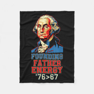 76 67 George Washington Grondlegger Geschiedenis F Fleece Deken