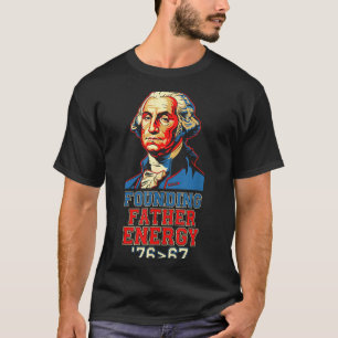 76 67 George Washington Vader van de stichting Ges T-shirt