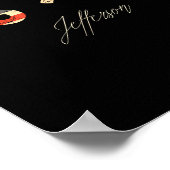 76 > 67 Jefferson Six Seven Meme Voor Gen Alpha Poster (Hoek)