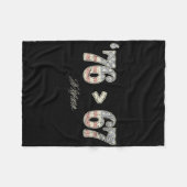 76 67 Thomas Jefferson Zes Zeven 6 7 Meme Gen Alph Fleece Deken (Voorkant (Horizontaal))