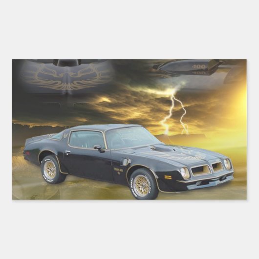 76 FireChicken Tribute Design Toolbox Rechthoekige Sticker (Voorkant)