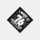 76 Jaar Oud Sarcastisch Meme Grappige 76e Verjaard Servet (Hoek)