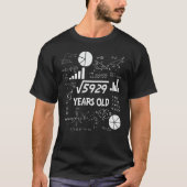 76 jaar oude dagelijkse Wiskunde leraar 76e verjaa T-shirt (Voorkant)