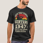 76 jaar  Oude Ouderjagers 1947 76th T-shirt (Voorkant)