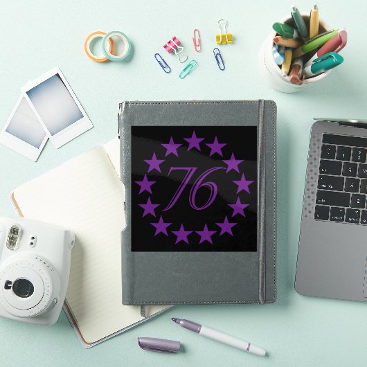 76 Purple Edition  Sticker (iPad Cover)