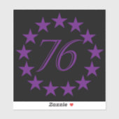 76 Purple Edition  Sticker (Vel)