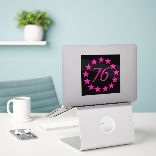 76 Special  Sticker (Laptop op bureau)