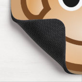 76-vrij-Cute-Cartoon-aap-Clipart-Illustratie Muismat (Hoek)