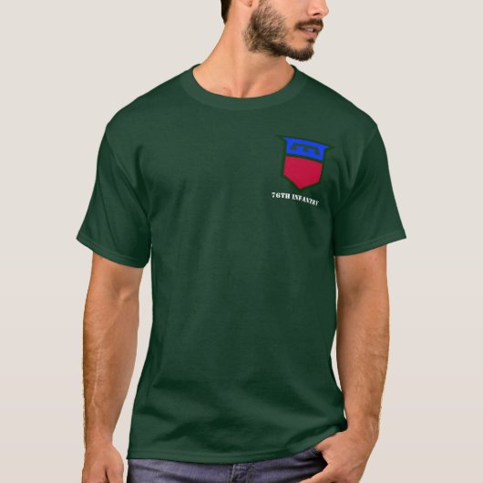 76e T-shirt infanteriedivisie (Voorkant)