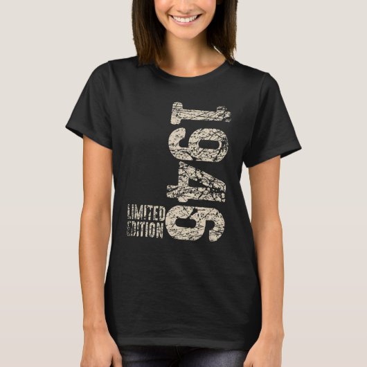 76e Verjaardag Dames Mannen 76 Jaar 1946 8 T-shirt (Voorkant)